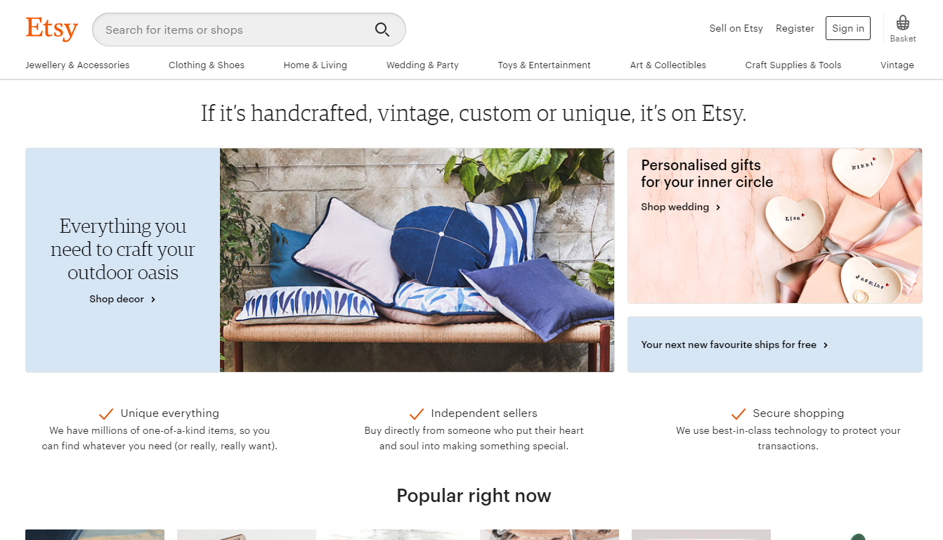 Etsy 市场