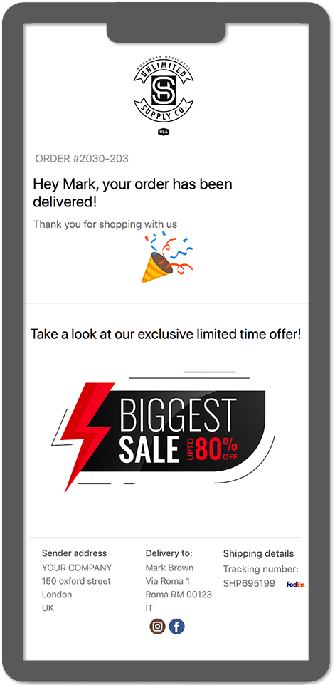 tingkatkan konversi dengan mengirimkan kupon dan diskon yang dipersonalisasi