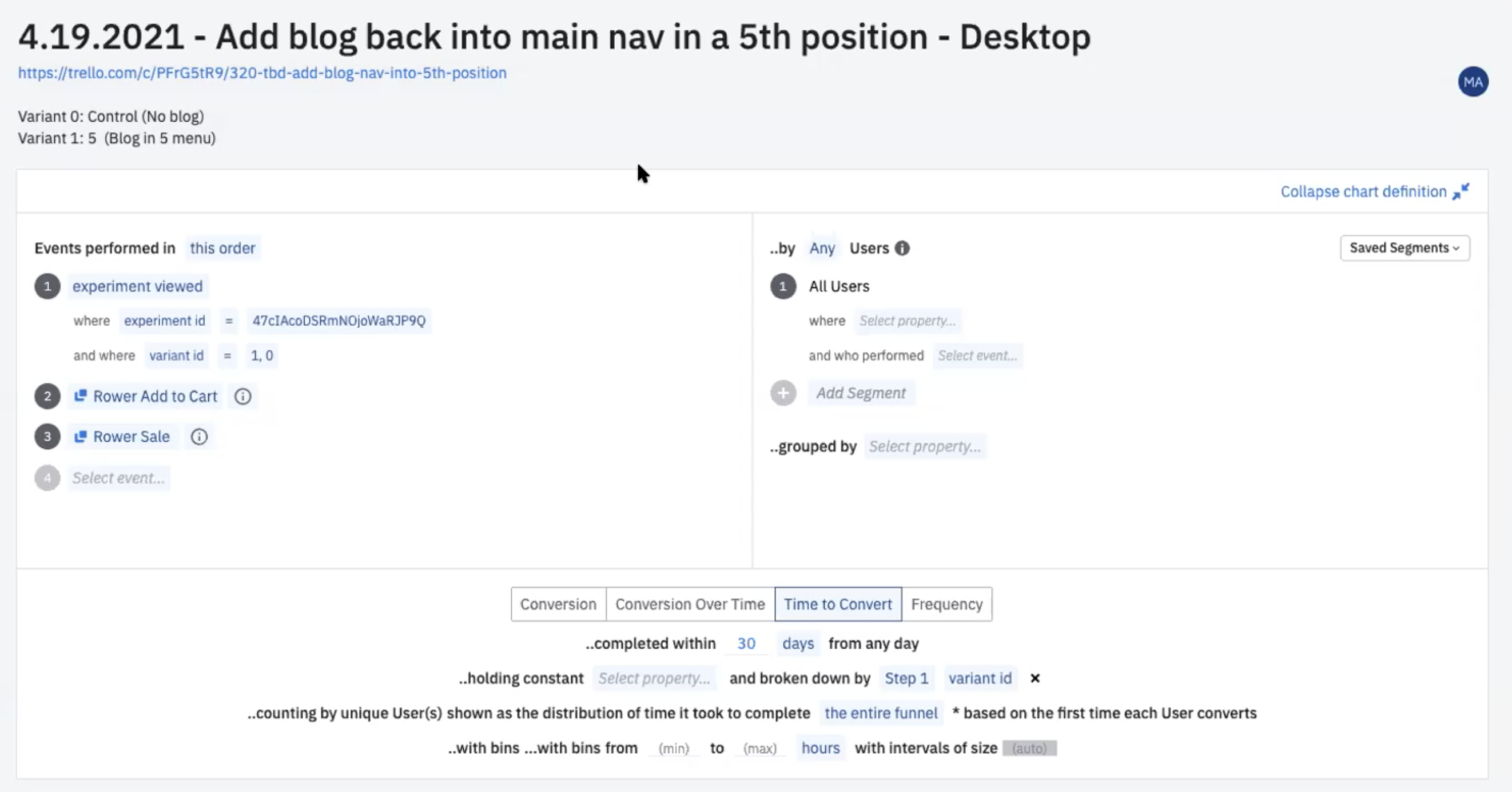 Amplitude의 마케팅 AB 테스트