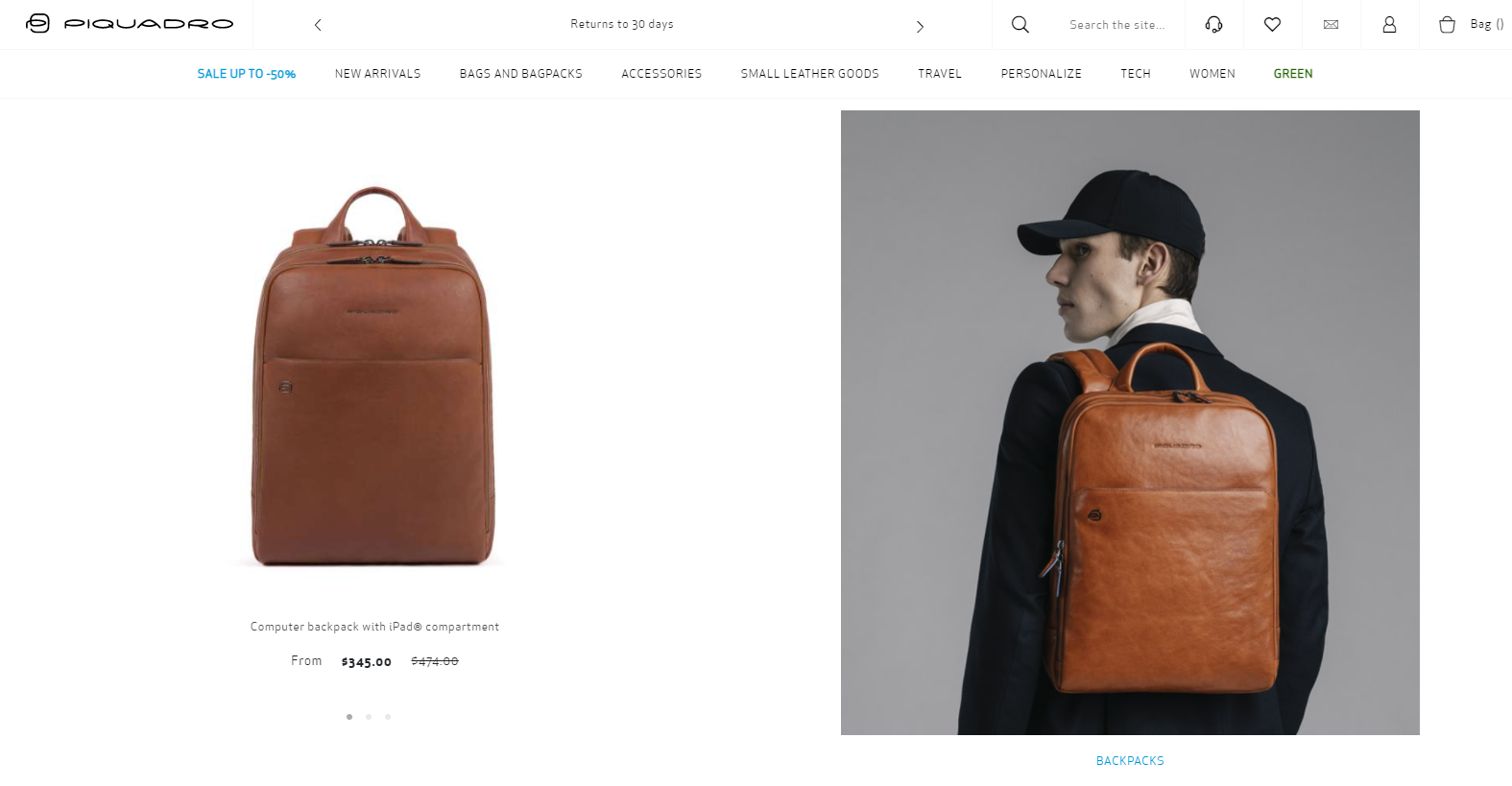 Piquadro sırt çantası