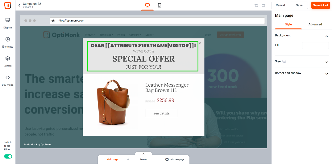 smart tags 01 - 12 Most Notable OptiMonk Features in 2022