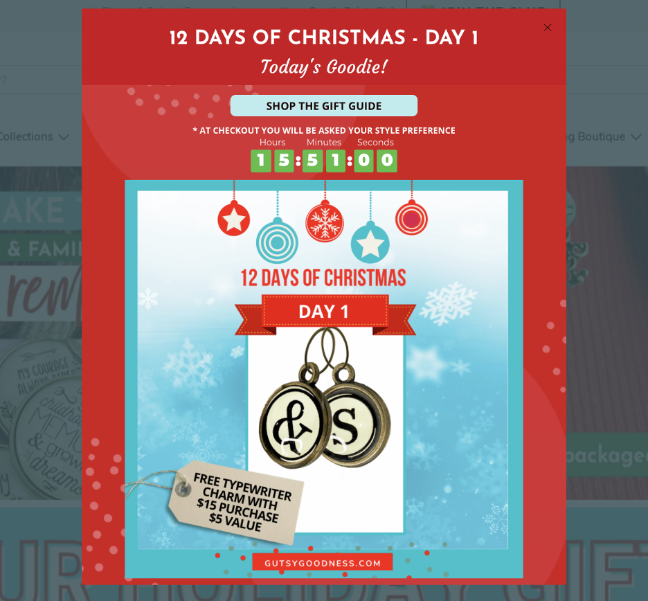 christmas popup 11 - The 14 Most Creative Christmas-Themed Personalization Examples We&rsquo;ve Seen (+ Templates)