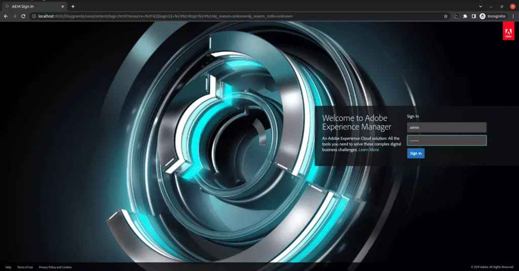 Adobe deneyim Yöneticisi