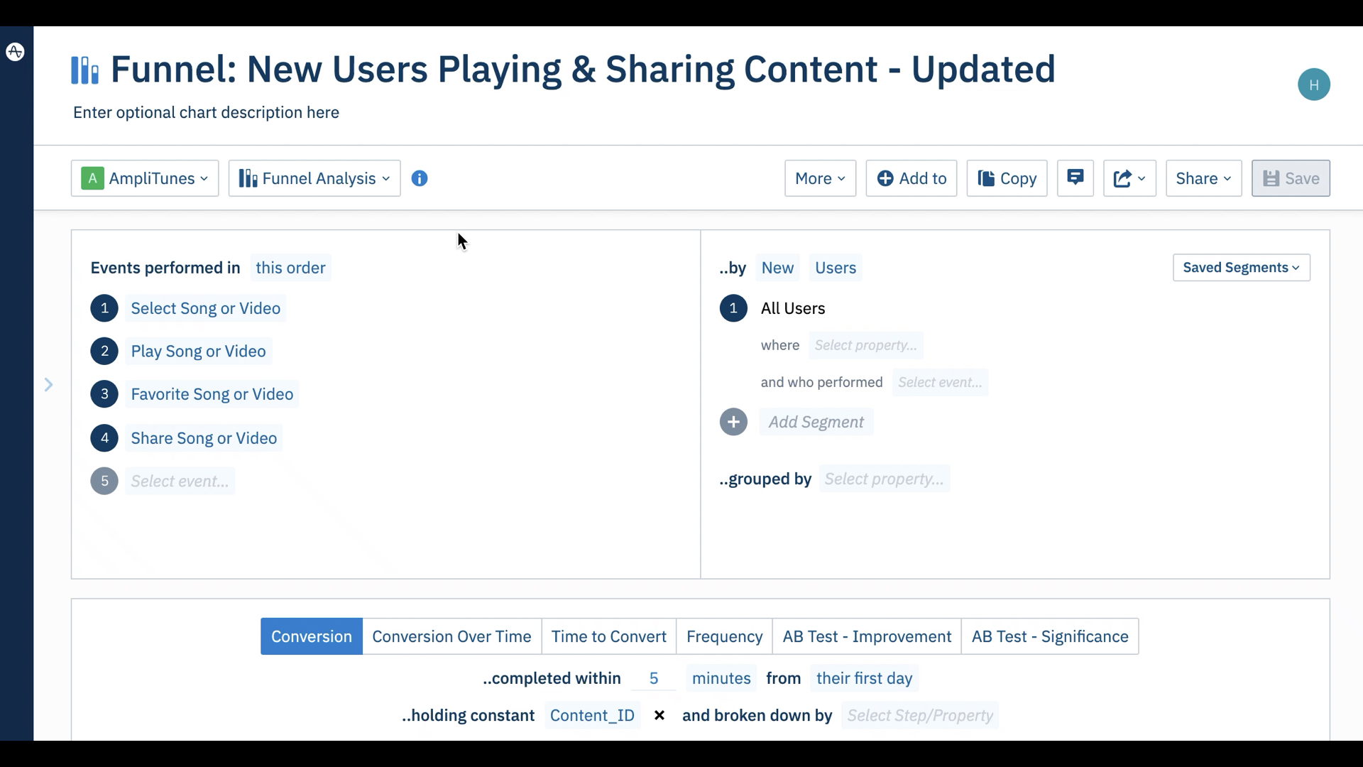 สร้างช่องทางใน Amplitude