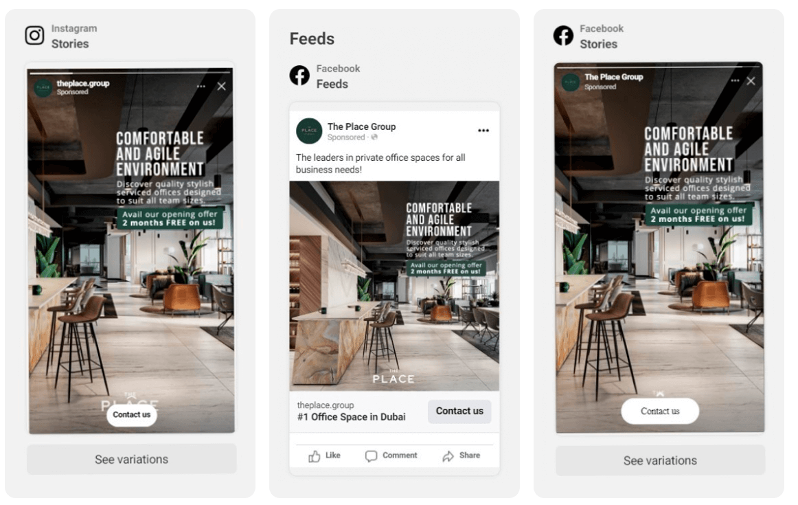 amostra de campanha smm bem-sucedida