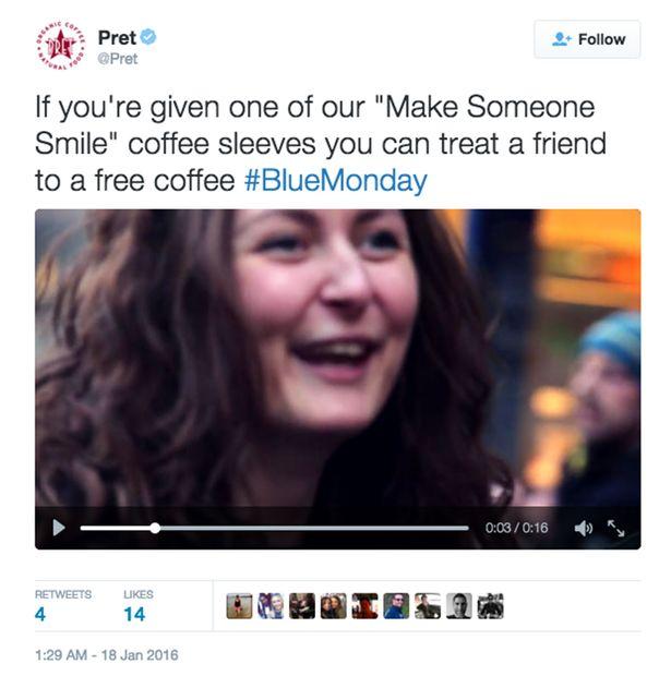 藍色星期一 pret a manger - 英國營銷日曆