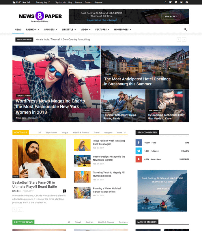 газетная тема