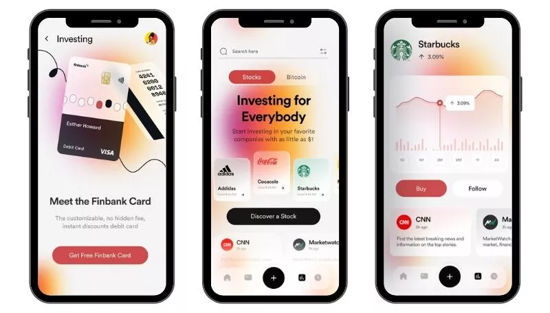 Application d'investissement et de financement bancaire