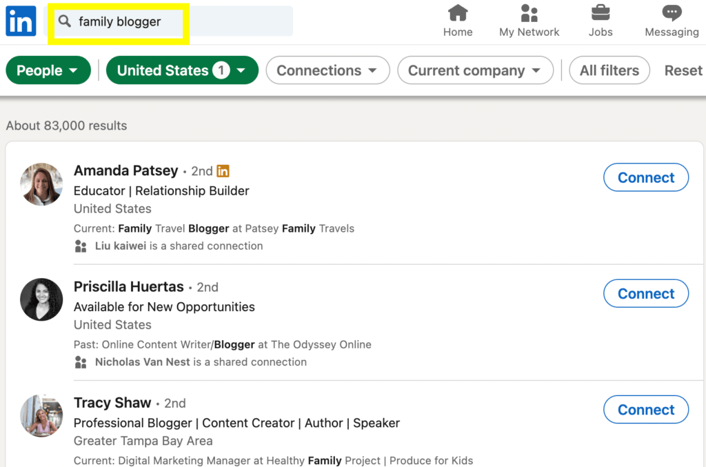 リンクされた検索 |簡単なアフィリエイト Search bar on LinkedIn.