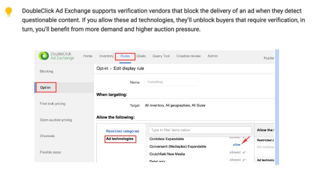 Правила обмена объявлениями Google