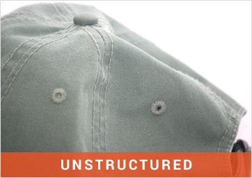 Tutup Kustom Tidak Terstruktur Custom Unstructured Caps