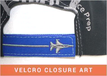 Penutupan Velcro Tutup Kustom