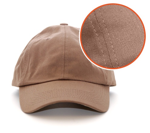 Topi Kepar Katun Disikat Brushed Cotton Twill Caps