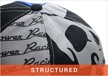 Topi Terstruktur Kustom Custom Structured Caps