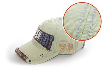 Topi Bordir Kustom Dicelup Pigmen