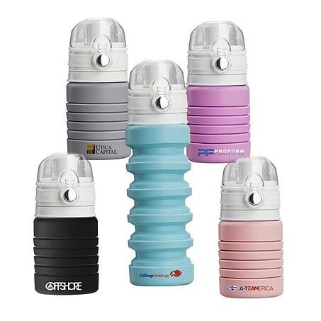 زجاجة ماء قابلة للطي