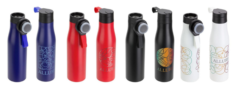 Werbeartikel Allure 20 oz Magnetdeckel-Edelstahlflasche