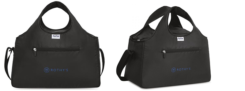 ロゴ入りリサイクルダッフルバッグ