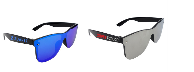 用於高爾夫活動的徽標太陽鏡