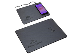 แผ่นรองเมาส์พร้อมที่ชาร์จไร้สาย