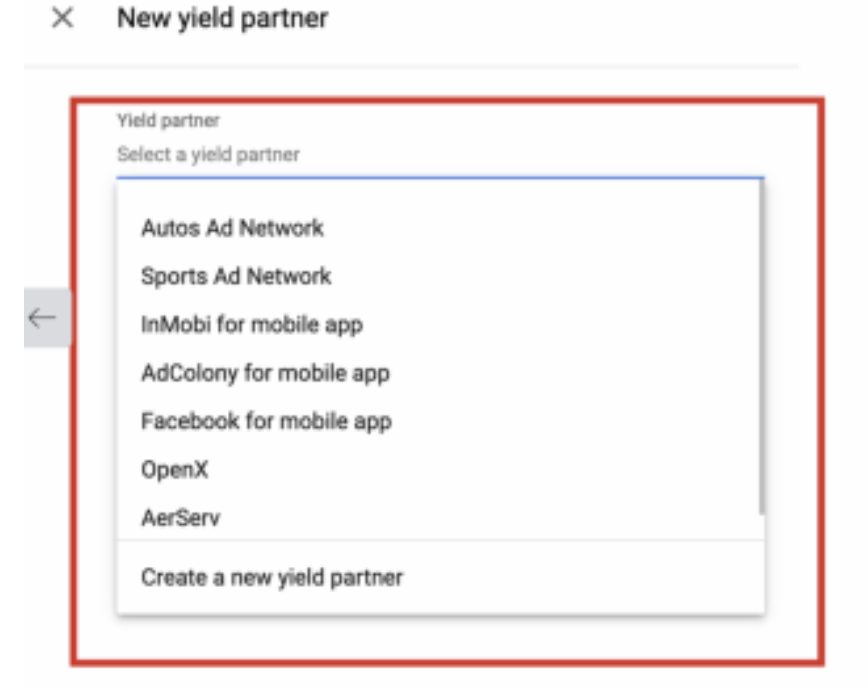 parceiro de rendimento