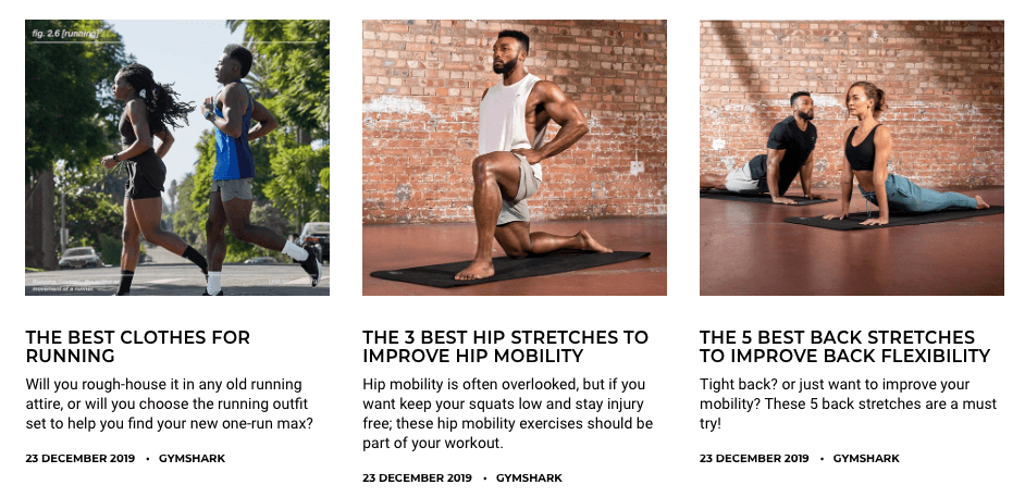 最佳品牌社區 - gymshark 博客