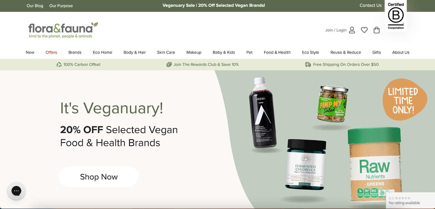 flora and fauna website 01 - How Flora & Fauna Became Australia&rsquo;s Largest Eco-Friendly Retailer