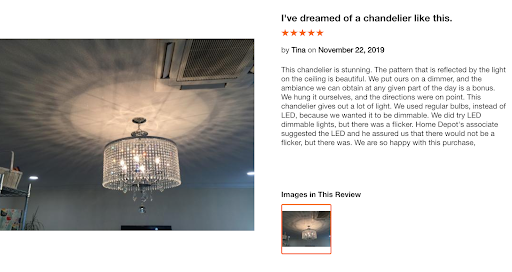 Avaliações de produtos do Google