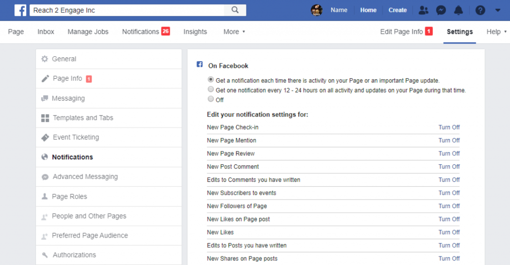 استعراض الفيسبوك