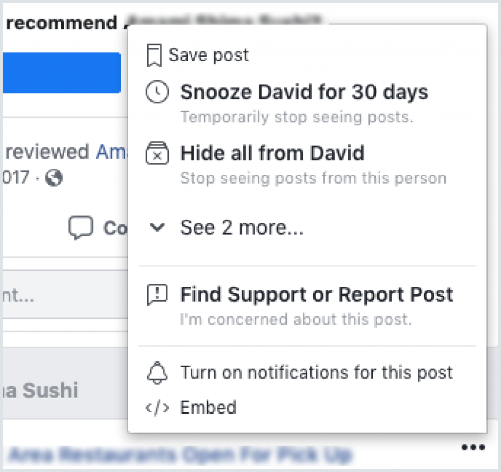 استعراض الفيسبوك