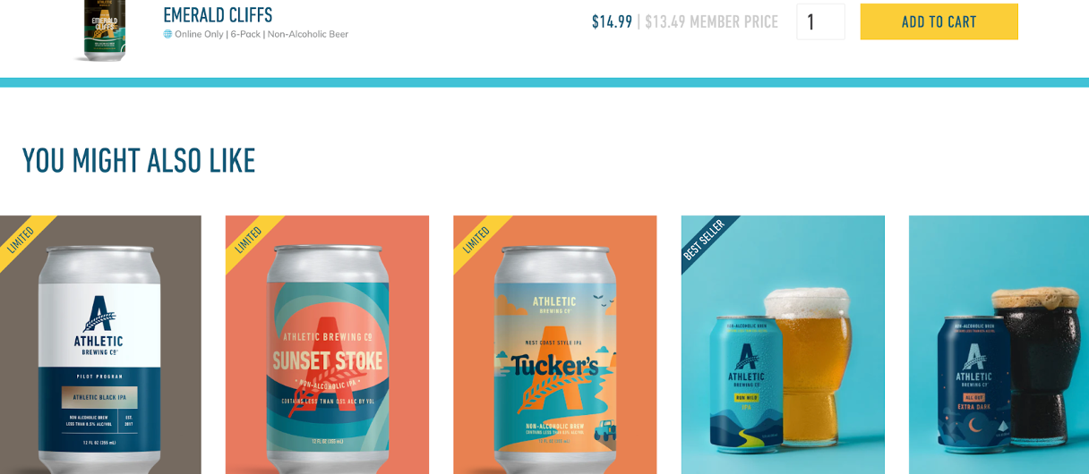 Athletic Brewing Co. 營銷細分:他們如何實現 3 億美元的估值 athletic brewing marketing example 11 - Athletic Brewing Co. Marketing Breakdown: How They Achieved a $300M Valuation