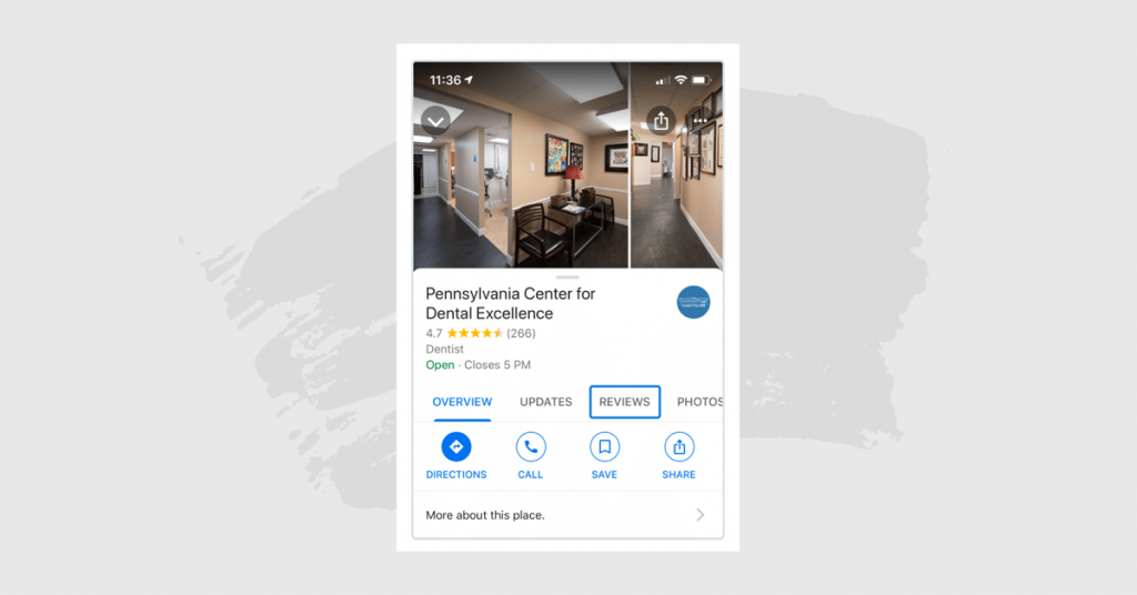 グーグルレビュービジネスページ