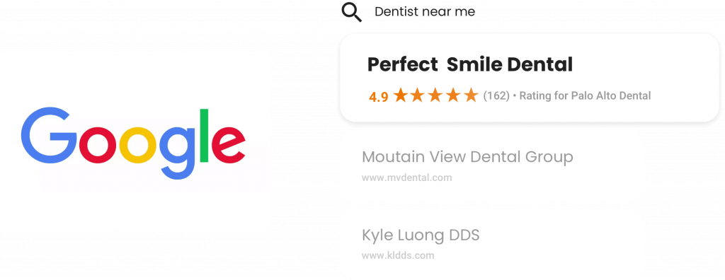 パロアルトデンタルの4.9グーグル評価