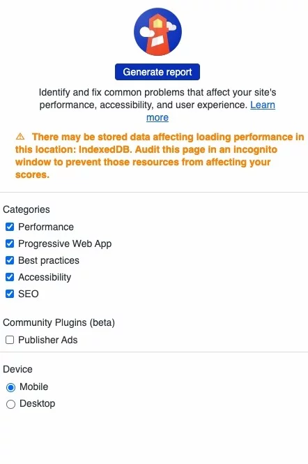 Deniz Feneri aracının ekran görüntüsü
