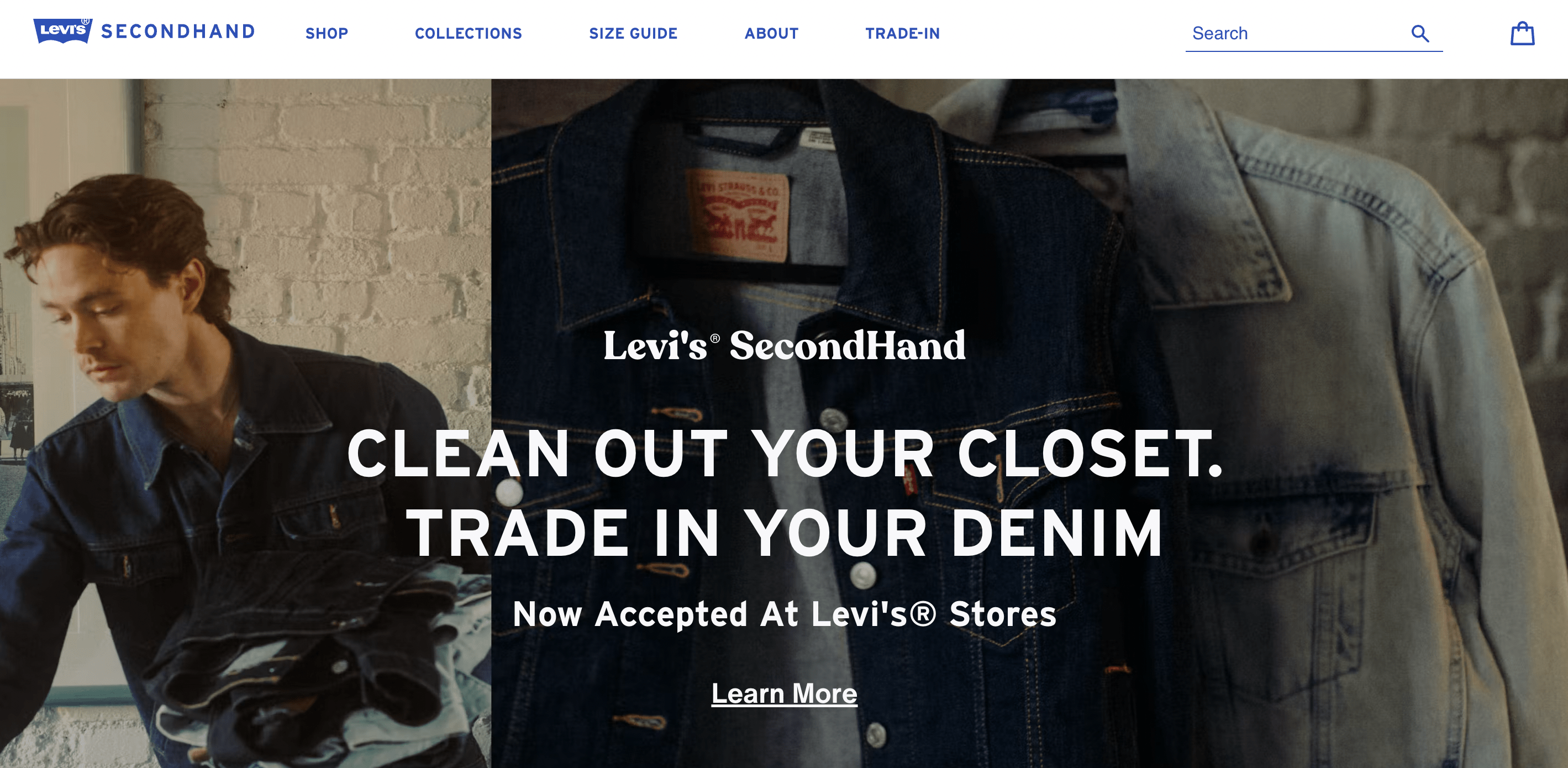 Levi's Water<Pagină de destinație cu mai puțină responsabilitate socială