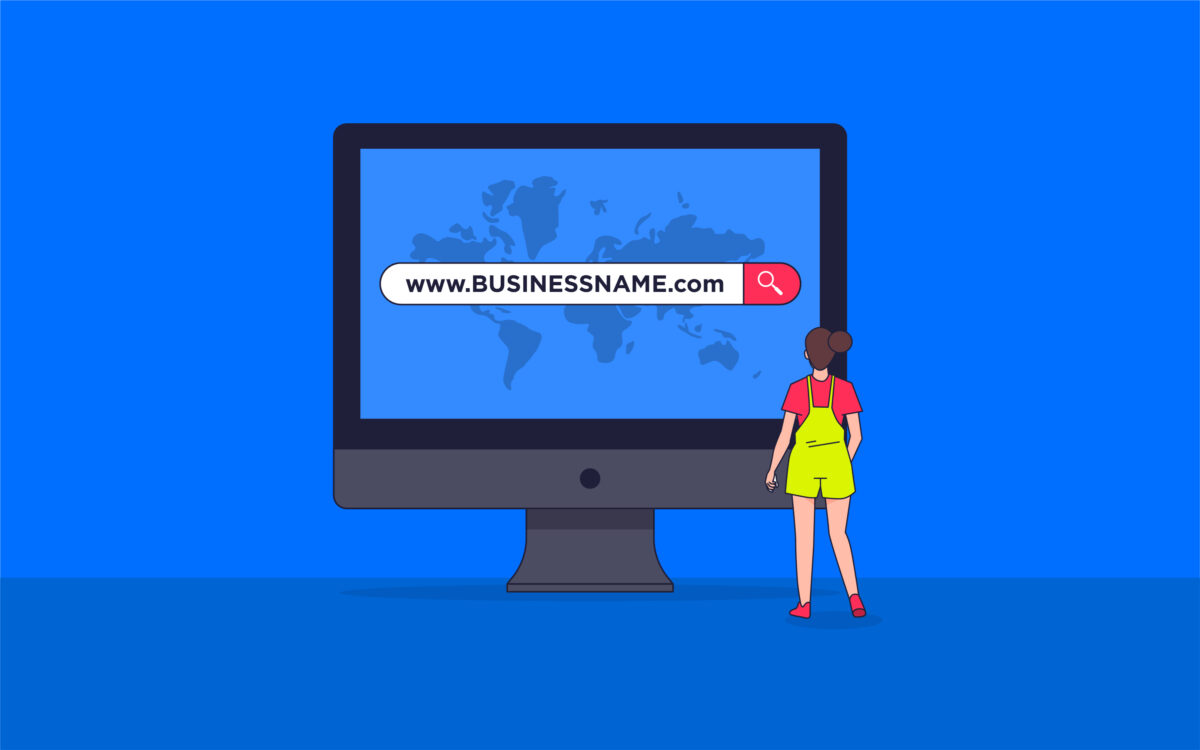 Seu nome de domínio precisa corresponder ao nome da sua empresa