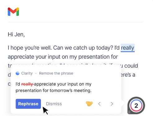 文法的なスクリーンショット