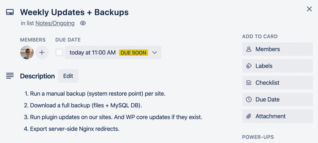 我的 WordPress 備份計劃