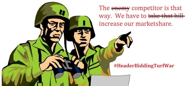 Guerra del tappeto erboso sulle offerte di intestazione