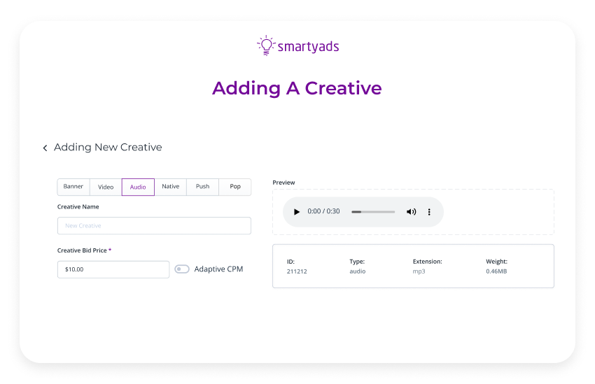 aggiunta di creatività