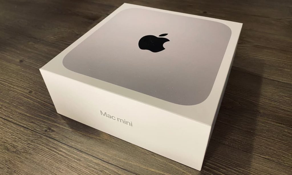 Mac mini 零售包装盒