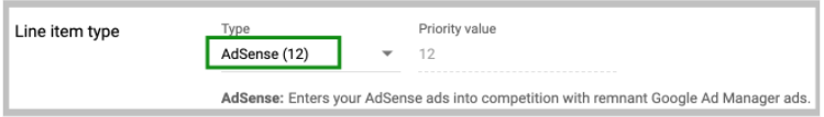 adsense dell'elemento pubblicitario