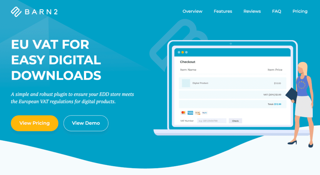 НДС ЕС для плагина EDD WordPress