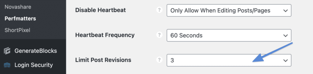 Deshabilitar y/o limitar las revisiones de WordPress