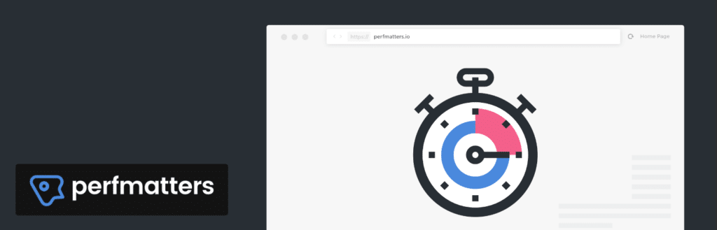 Complemento de WordPress de rendimiento web de Perfmatters