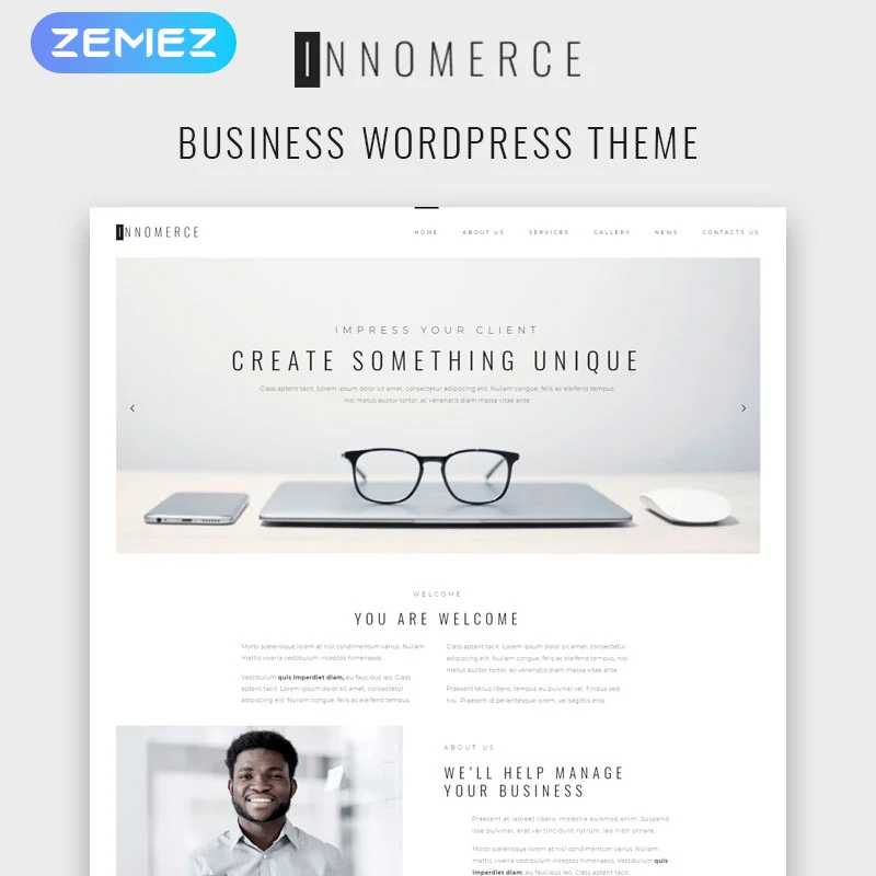 Innomerce - Business Mehrzweck Minimal Elementor WordPress Theme