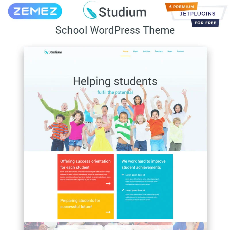 Studium - Bildung Multipurpose Modern Elementor WordPress Theme