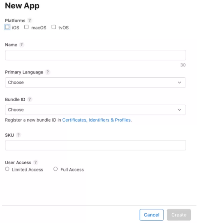 App Store へのアプリの提出