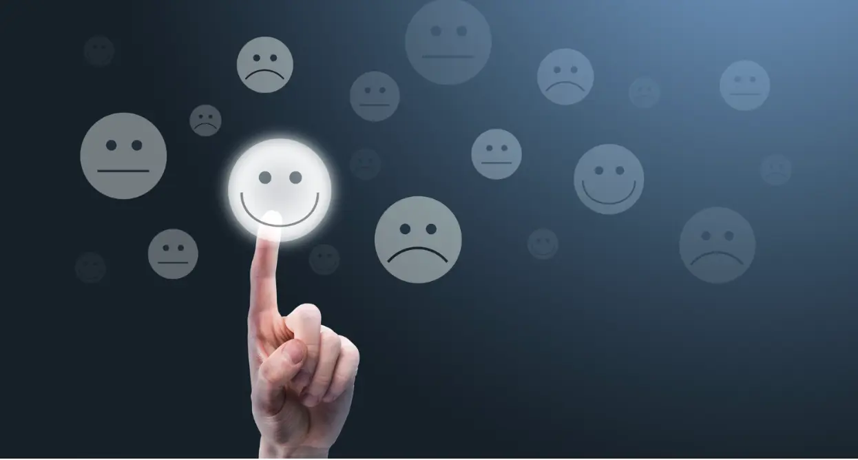 Colagem do conceito de experiência do cliente