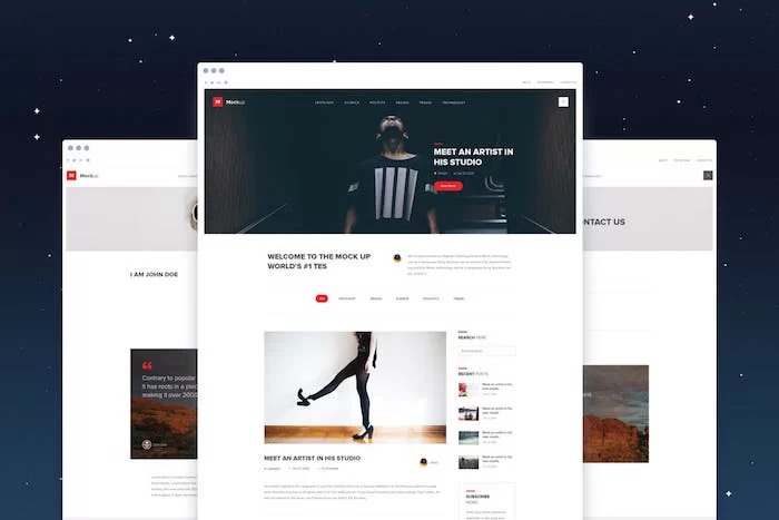 Modelo PSD de Maquete de Revista